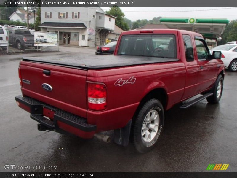  2011 Ranger XLT SuperCab 4x4 Redfire Metallic