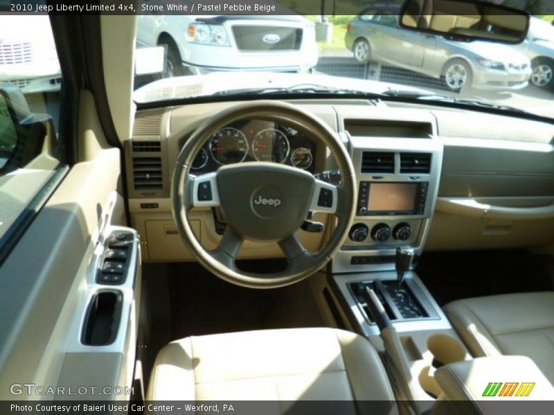Stone White / Pastel Pebble Beige 2010 Jeep Liberty Limited 4x4