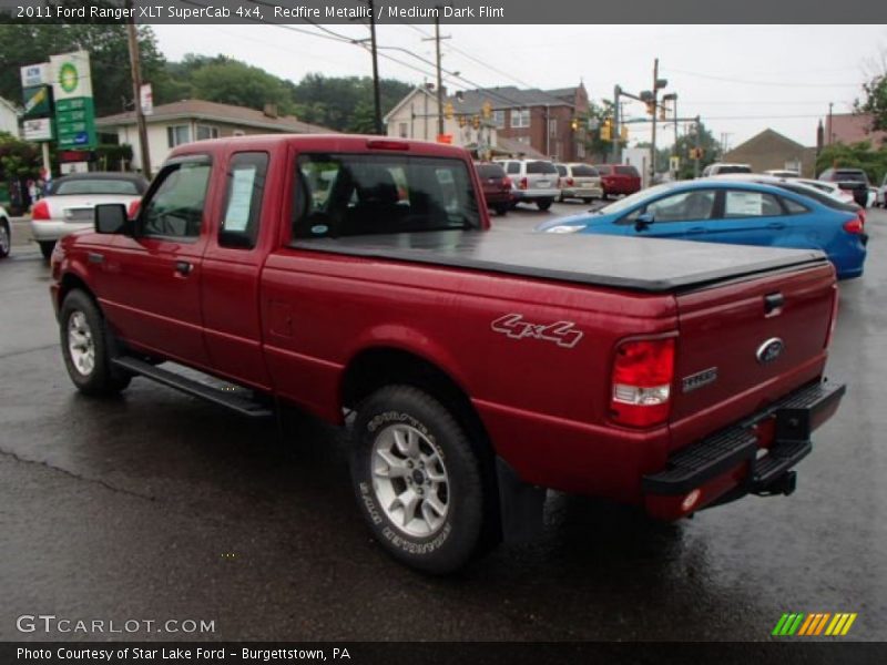 Redfire Metallic / Medium Dark Flint 2011 Ford Ranger XLT SuperCab 4x4