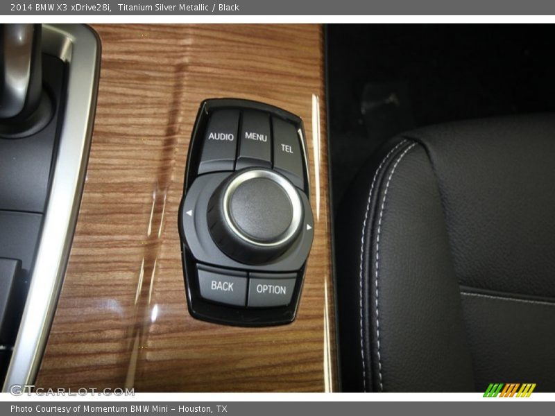 Titanium Silver Metallic / Black 2014 BMW X3 xDrive28i