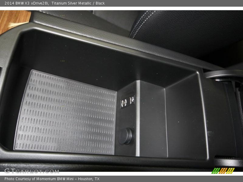 Titanium Silver Metallic / Black 2014 BMW X3 xDrive28i