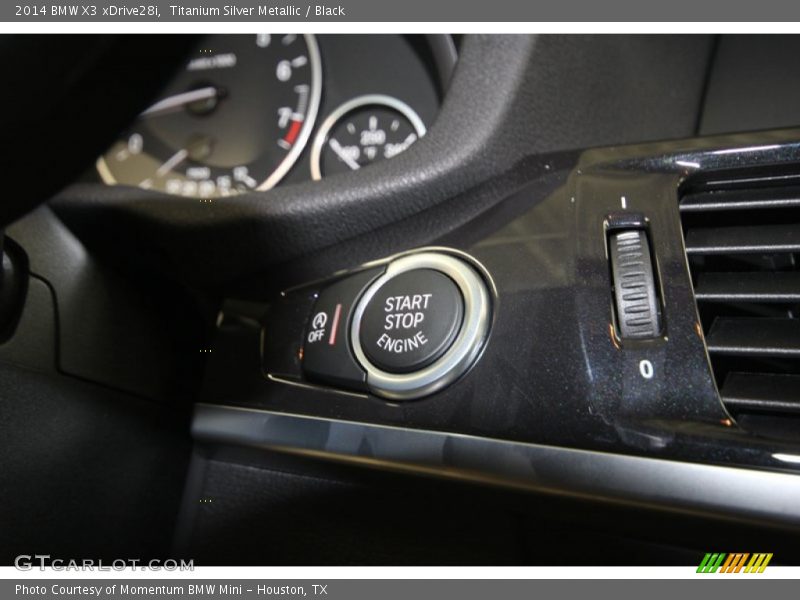 Titanium Silver Metallic / Black 2014 BMW X3 xDrive28i
