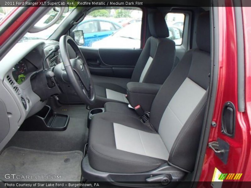 Front Seat of 2011 Ranger XLT SuperCab 4x4