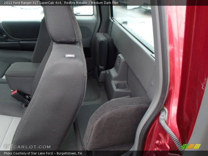Rear Seat of 2011 Ranger XLT SuperCab 4x4