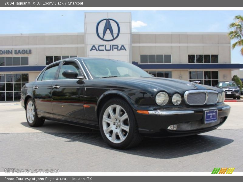 Ebony Black / Charcoal 2004 Jaguar XJ XJ8
