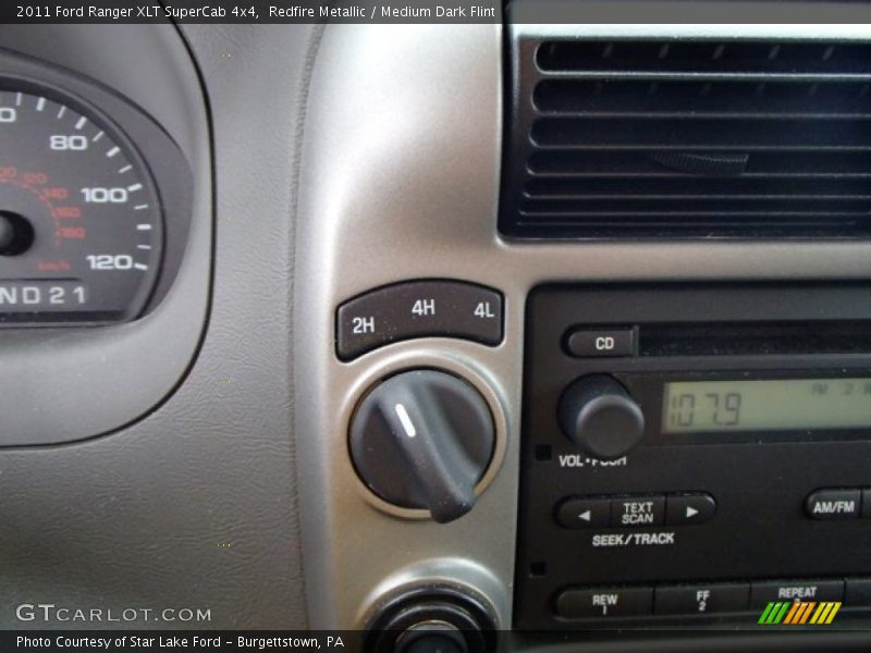 Redfire Metallic / Medium Dark Flint 2011 Ford Ranger XLT SuperCab 4x4