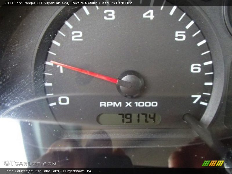 Redfire Metallic / Medium Dark Flint 2011 Ford Ranger XLT SuperCab 4x4