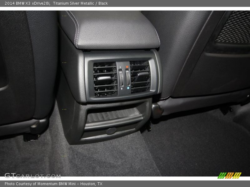 Titanium Silver Metallic / Black 2014 BMW X3 xDrive28i