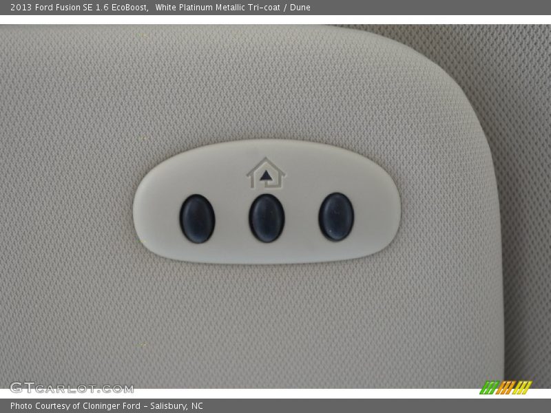 White Platinum Metallic Tri-coat / Dune 2013 Ford Fusion SE 1.6 EcoBoost
