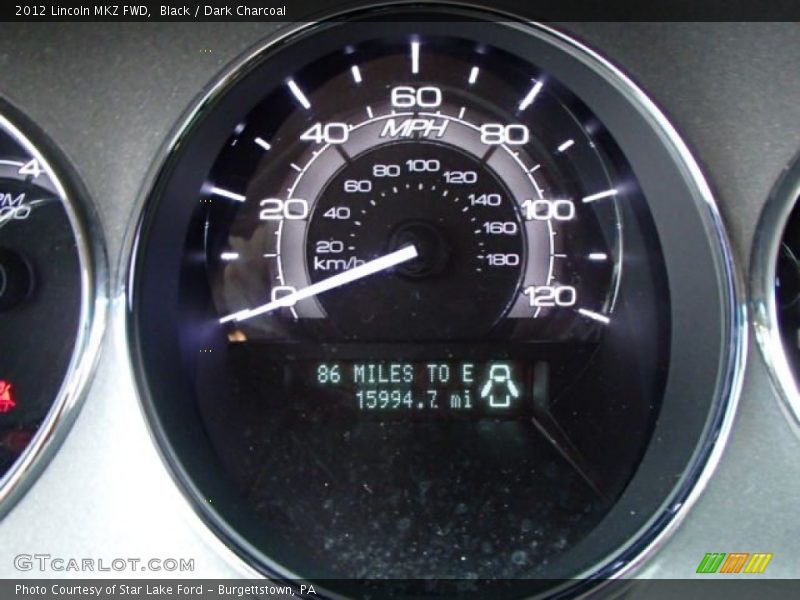Black / Dark Charcoal 2012 Lincoln MKZ FWD