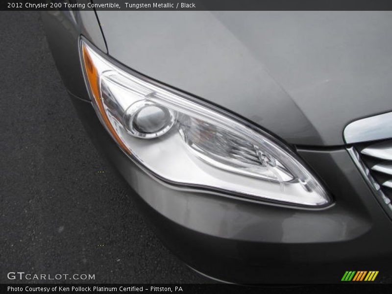Tungsten Metallic / Black 2012 Chrysler 200 Touring Convertible