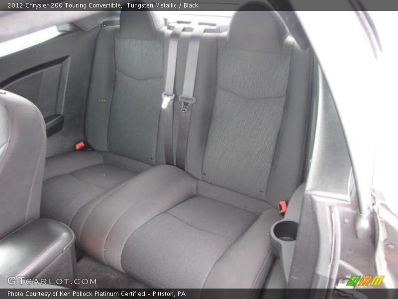Tungsten Metallic / Black 2012 Chrysler 200 Touring Convertible