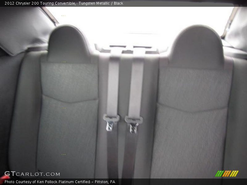 Tungsten Metallic / Black 2012 Chrysler 200 Touring Convertible