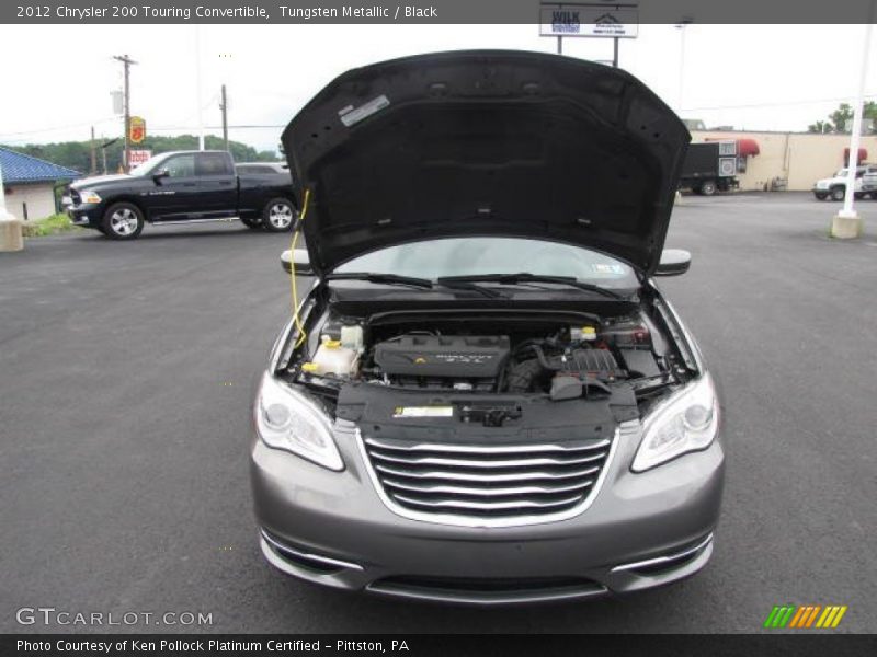 Tungsten Metallic / Black 2012 Chrysler 200 Touring Convertible