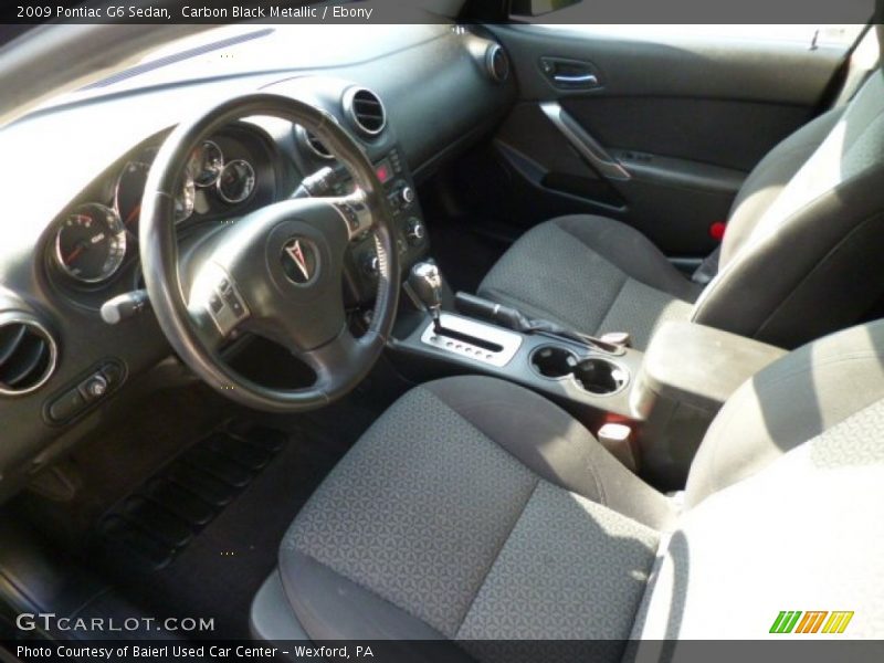 Ebony Interior - 2009 G6 Sedan 