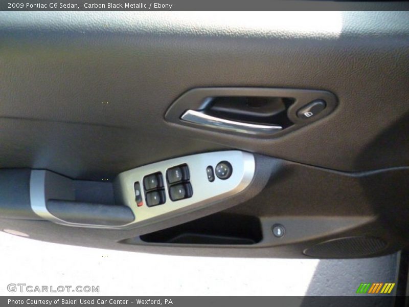 Carbon Black Metallic / Ebony 2009 Pontiac G6 Sedan