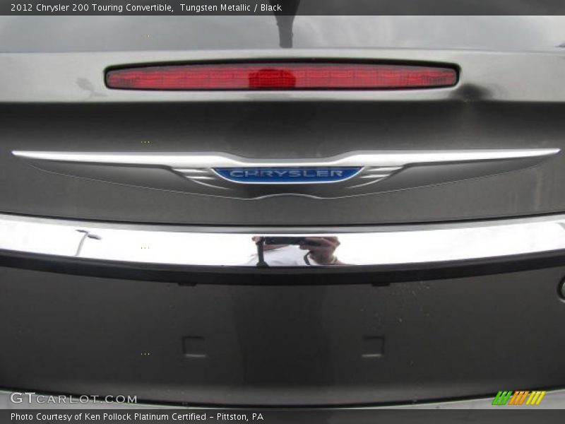 Tungsten Metallic / Black 2012 Chrysler 200 Touring Convertible