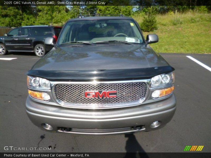 Steel Gray Metallic / Stone Gray 2005 GMC Yukon XL Denali AWD