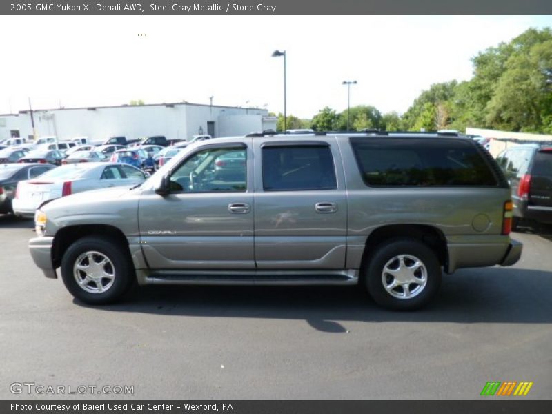 Steel Gray Metallic / Stone Gray 2005 GMC Yukon XL Denali AWD