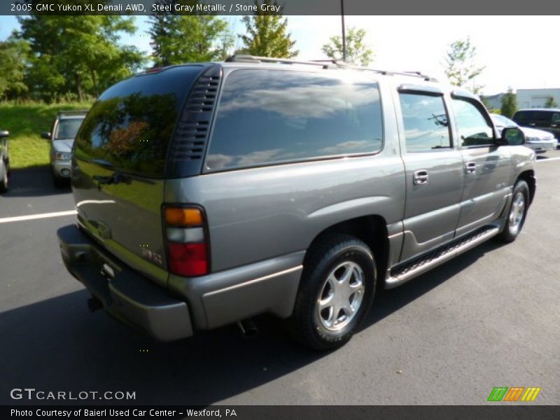 Steel Gray Metallic / Stone Gray 2005 GMC Yukon XL Denali AWD