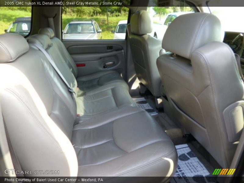 Steel Gray Metallic / Stone Gray 2005 GMC Yukon XL Denali AWD