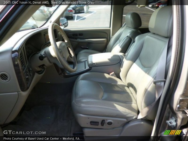 Steel Gray Metallic / Stone Gray 2005 GMC Yukon XL Denali AWD