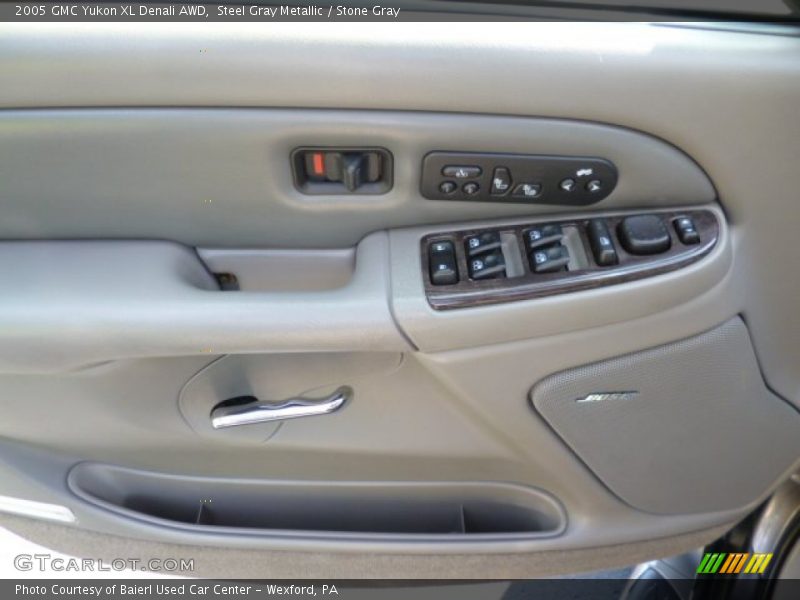 Steel Gray Metallic / Stone Gray 2005 GMC Yukon XL Denali AWD