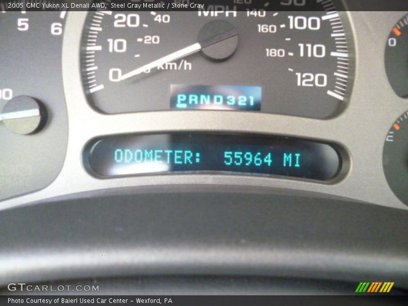 Steel Gray Metallic / Stone Gray 2005 GMC Yukon XL Denali AWD