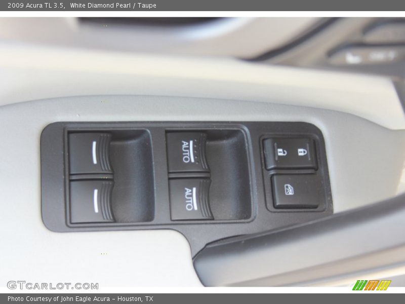 White Diamond Pearl / Taupe 2009 Acura TL 3.5