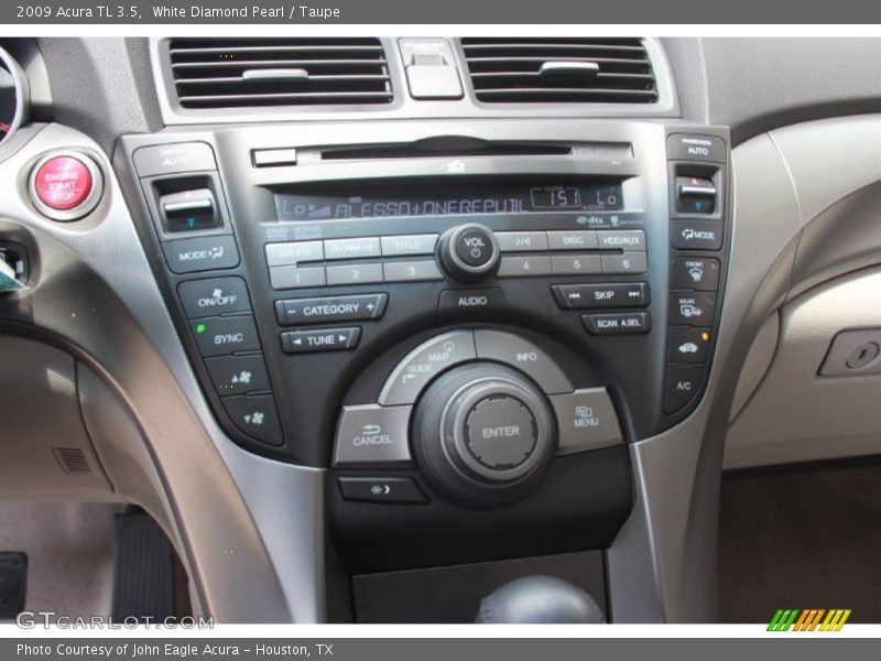 White Diamond Pearl / Taupe 2009 Acura TL 3.5