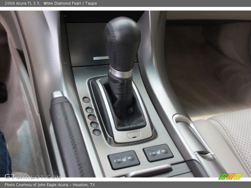 White Diamond Pearl / Taupe 2009 Acura TL 3.5