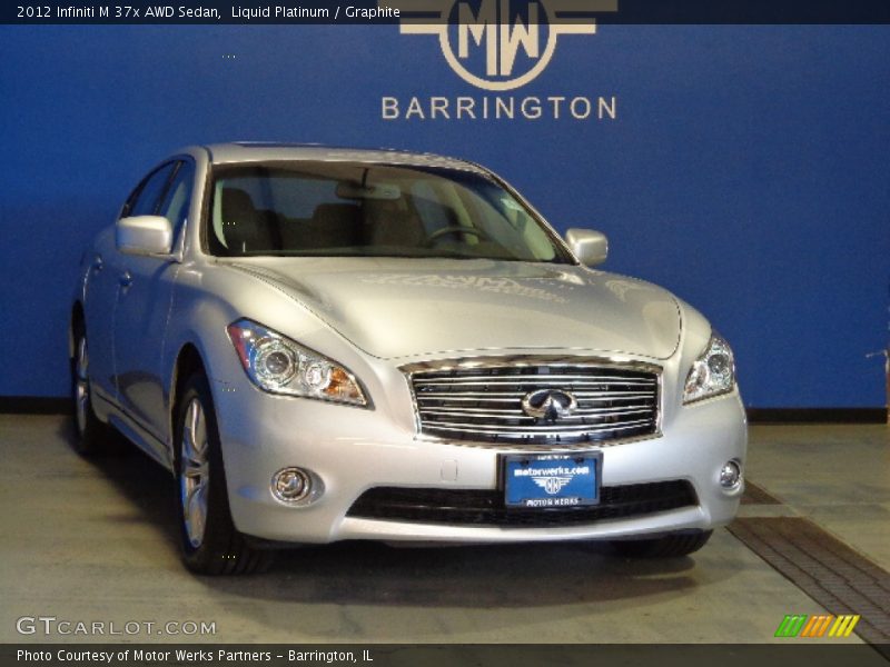 Liquid Platinum / Graphite 2012 Infiniti M 37x AWD Sedan