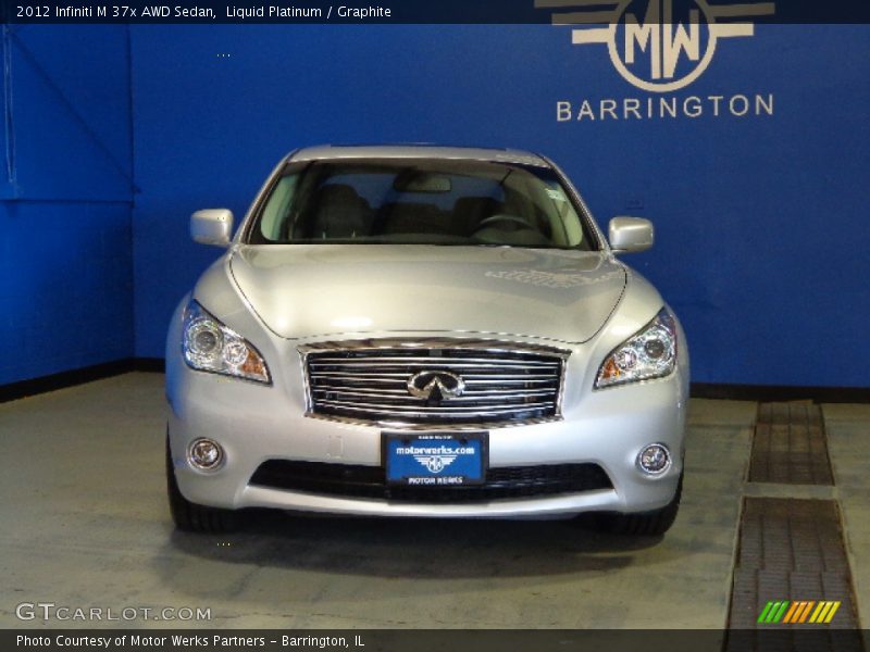 Liquid Platinum / Graphite 2012 Infiniti M 37x AWD Sedan