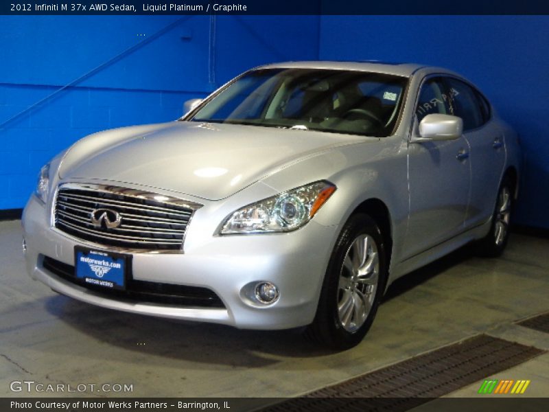 Liquid Platinum / Graphite 2012 Infiniti M 37x AWD Sedan