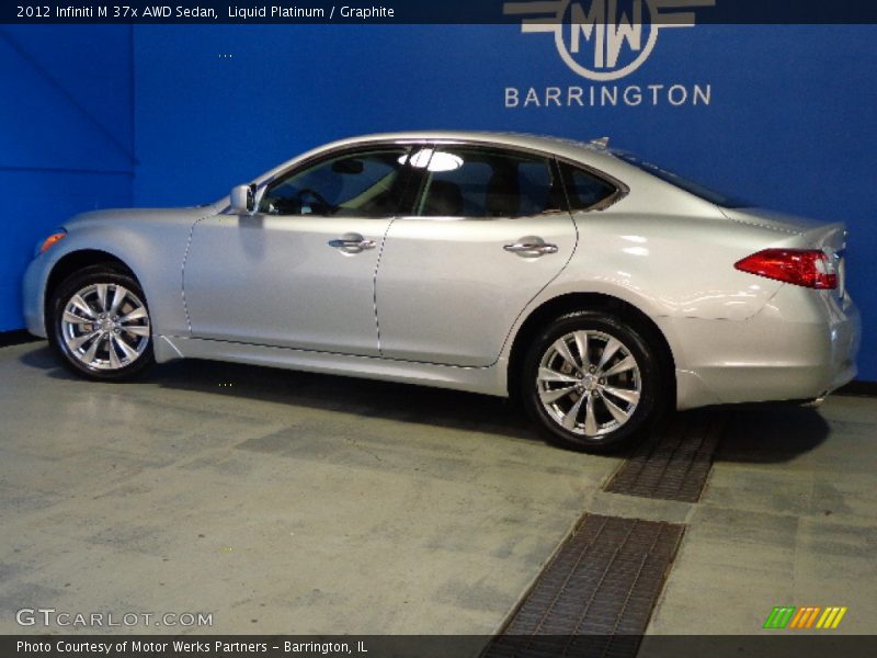 Liquid Platinum / Graphite 2012 Infiniti M 37x AWD Sedan