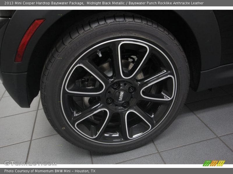 Midnight Black Metallic / Bayswater Punch Rocklike Anthracite Leather 2013 Mini Cooper Hardtop Bayswater Package