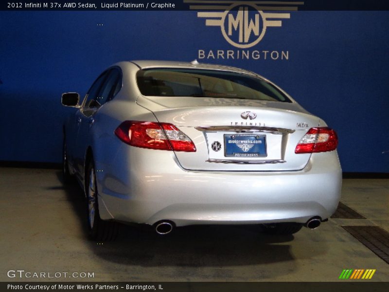 Liquid Platinum / Graphite 2012 Infiniti M 37x AWD Sedan