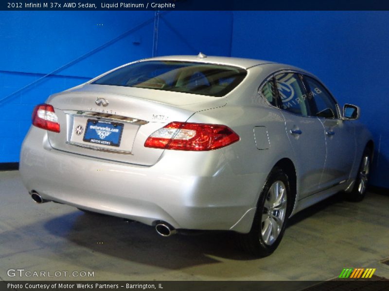 Liquid Platinum / Graphite 2012 Infiniti M 37x AWD Sedan