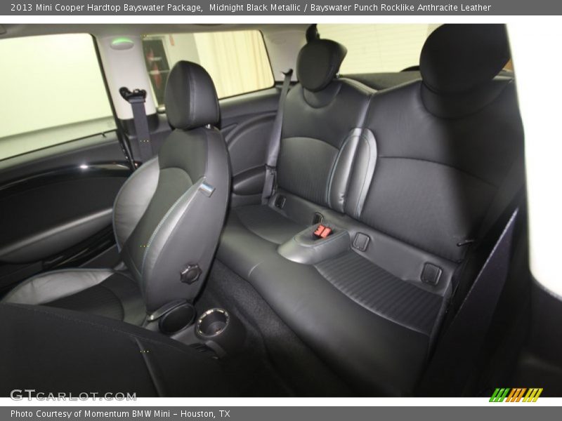 Midnight Black Metallic / Bayswater Punch Rocklike Anthracite Leather 2013 Mini Cooper Hardtop Bayswater Package