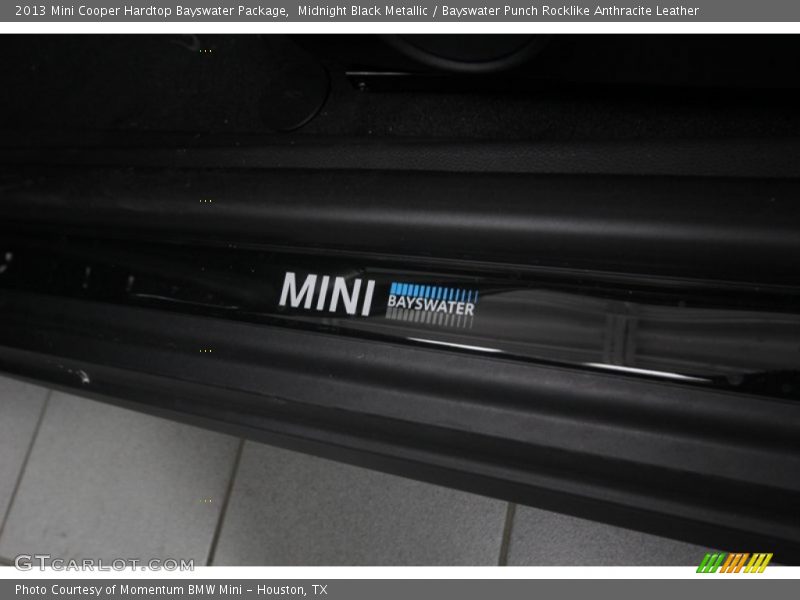 Midnight Black Metallic / Bayswater Punch Rocklike Anthracite Leather 2013 Mini Cooper Hardtop Bayswater Package