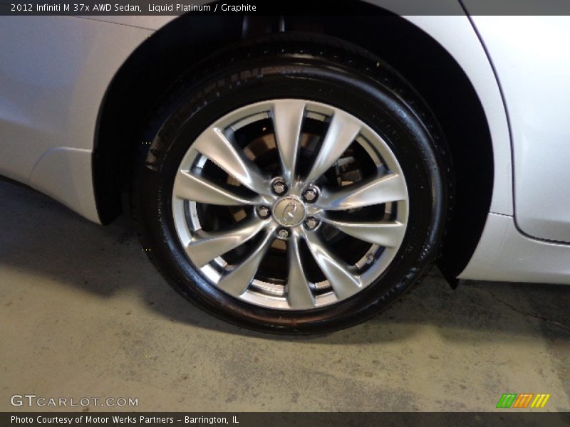Liquid Platinum / Graphite 2012 Infiniti M 37x AWD Sedan