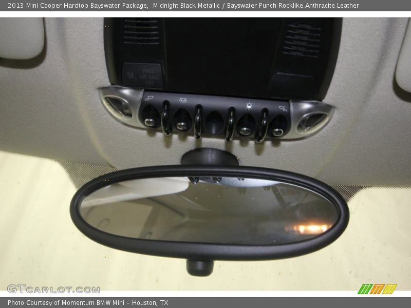 Midnight Black Metallic / Bayswater Punch Rocklike Anthracite Leather 2013 Mini Cooper Hardtop Bayswater Package