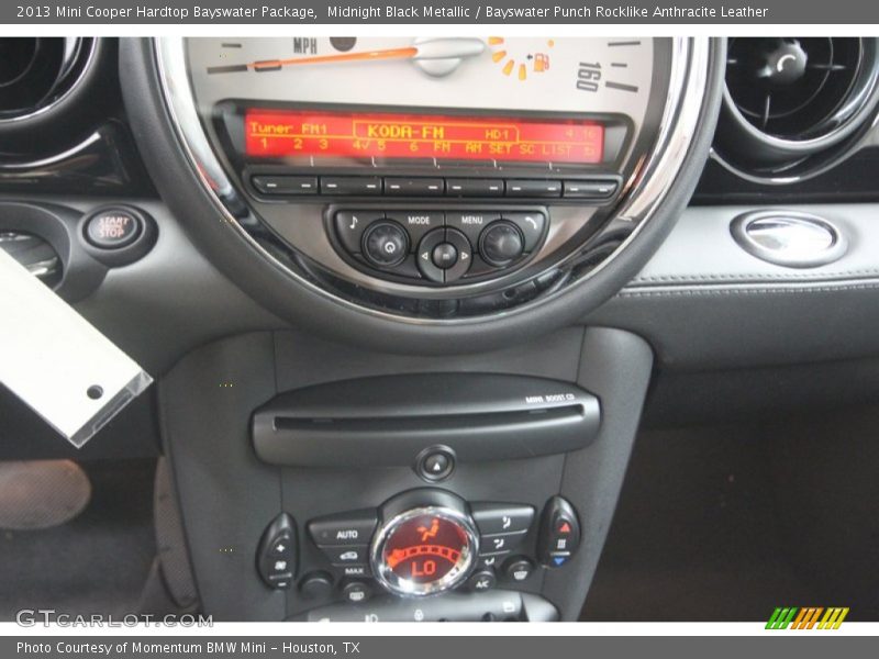 Midnight Black Metallic / Bayswater Punch Rocklike Anthracite Leather 2013 Mini Cooper Hardtop Bayswater Package