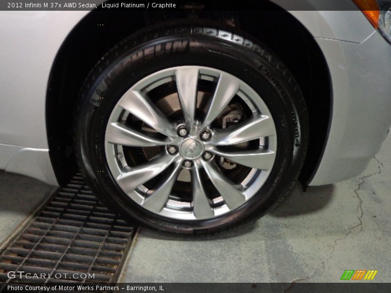 Liquid Platinum / Graphite 2012 Infiniti M 37x AWD Sedan