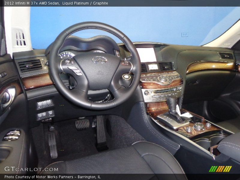 Liquid Platinum / Graphite 2012 Infiniti M 37x AWD Sedan