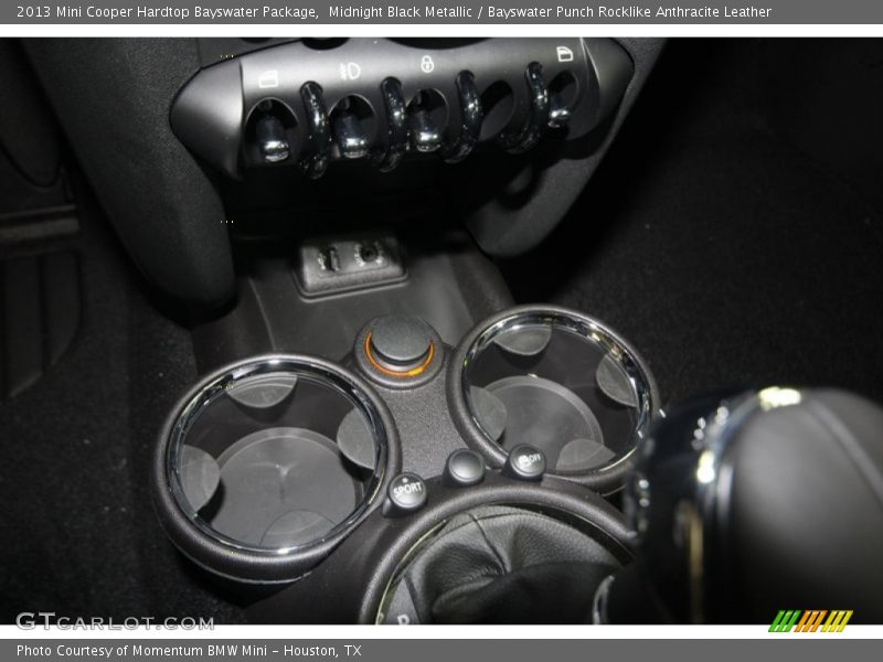 Midnight Black Metallic / Bayswater Punch Rocklike Anthracite Leather 2013 Mini Cooper Hardtop Bayswater Package
