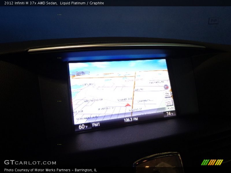 Liquid Platinum / Graphite 2012 Infiniti M 37x AWD Sedan