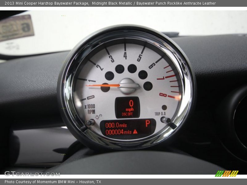Midnight Black Metallic / Bayswater Punch Rocklike Anthracite Leather 2013 Mini Cooper Hardtop Bayswater Package