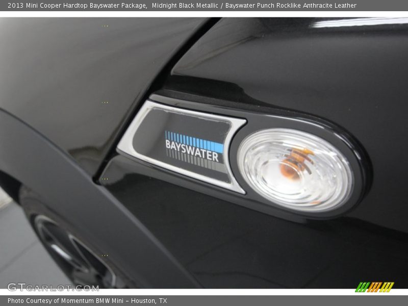 Midnight Black Metallic / Bayswater Punch Rocklike Anthracite Leather 2013 Mini Cooper Hardtop Bayswater Package