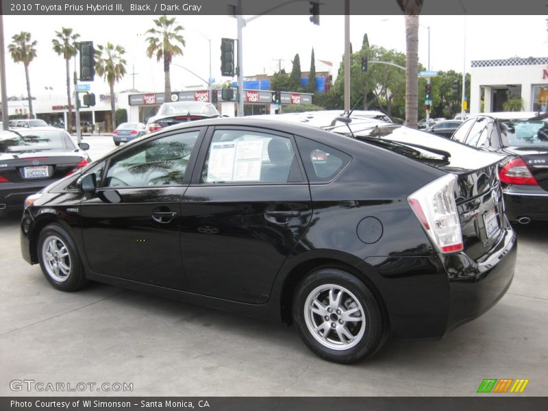 Black / Dark Gray 2010 Toyota Prius Hybrid III